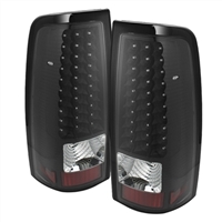 2004 - 2007 Chevy Silverado 3500 LED Tail Lights - Black