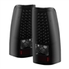 2004 - 2007 Chevy Silverado 3500 LED Tail Lights - Black/Smoke