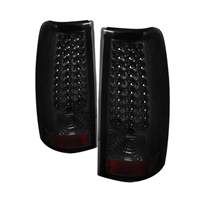 2004 - 2007 Chevy Silverado 3500 LED Tail Lights - Smoke