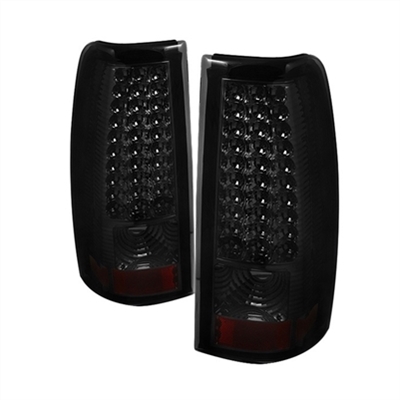 2004 - 2007 Chevy Silverado 3500 LED Tail Lights - Smoke