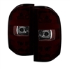 2007 - 2014 Chevy Silverado 3500HD OEM Style Tail Lights - Dark Red