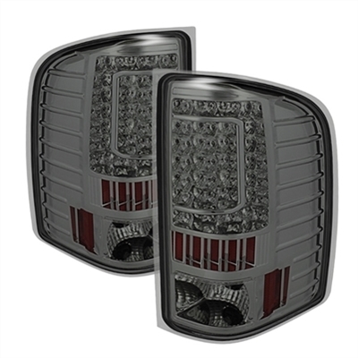 2007 - 2014 Chevy Silverado 3500HD LED Tail Lights - Smoke