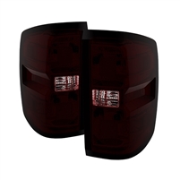 2015 - 2019 Chevy Silverado 3500HD OEM Style Tail Lights - Dark Smoke