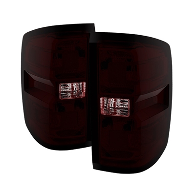 2015 - 2019 Chevy Silverado 3500HD OEM Style Tail Lights - Dark Smoke