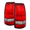 2001 - 2007 GMC Sierra 3500 OEM Style Tail Lights - Red/Clear