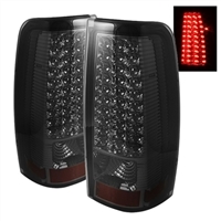 2001 - 2007 GMC Sierra 3500 LED Tail Lights - Smoke
