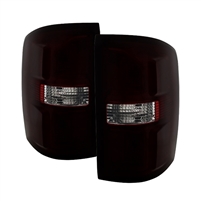 2015 - 2019 GMC Sierra 3500HD OEM Style Tail Lights - Red/Smoke