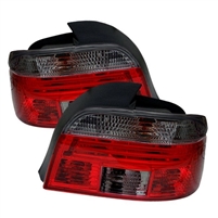 1997 - 2000 BMW 5-Series E39 4Dr Euro StyleTail Lights - Red/Smoke