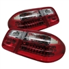 1996 - 2002 Mercedes E-Class LED Tail Lights - Red/Clear