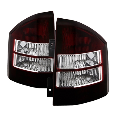 2007 - 2010 Jeep Compass OEM Style Tail Lights - Red/Smoke