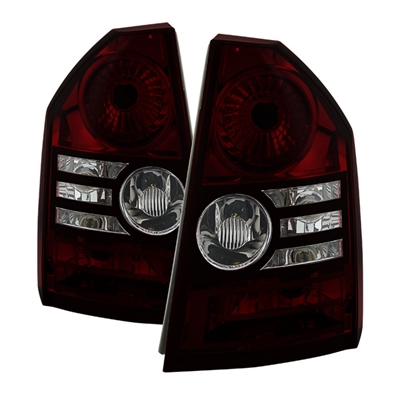 2008 - 2010 Chrysler 300 OEM Style Tail Lights - Red/Smoke