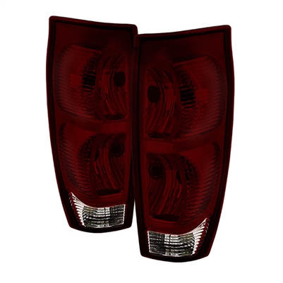 2002 - 2006 Chevy Avalanche OEM Style Tail Lights - Red/Smoke