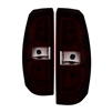 2007 - 2013 Chevy Avalanche OEM Style Tail Lights - Red/Smoke