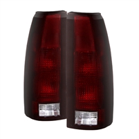1992 - 1999 Chevy Suburban OEM Style Tail Lights - Red/Smoke