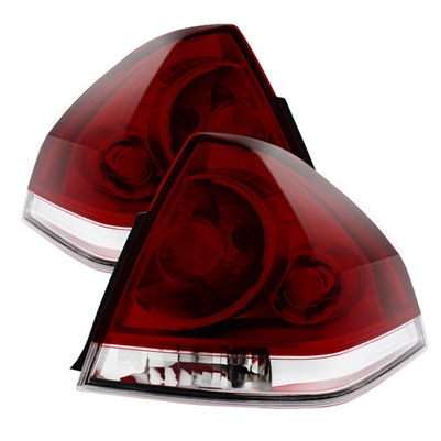 2006 - 2013 Chevy Impala OEM Style Tail Lights - Red/Smoke