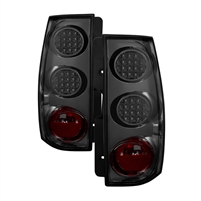 2007 - 2014 Chevy Suburban LED Tail Lights - Smoke