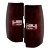 2007 - 2013 Chevy Suburban OEM Style Tail Lights - Red/Smoke