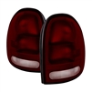 1996 - 2000 Dodge Caravan / Grand Caravan OEM Style Tail Lights - Dark Red