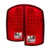 2002 - 2006 Dodge Ram 1500 LED Tail Lights - Red/Clear