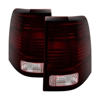 2002 - 2005 Ford Explorer 4Dr OEM Style Tail Lights - Red/Smoke