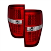 2009 - 2014 Ford F-150 LED Tail Lights - Red/Clear