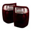 2001 - 2003 Ford Ranger OEM Style Tail Lights - Red/Smoke