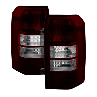 2008 - 2013 Jeep Patriot OEM Style Tail Lights - Red/Smoke