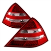 1997 - 2004 Mercedes SLK LED Tail Lights - Red/Clear