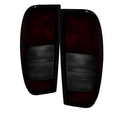 2001 - 2004 Nissan Frontier OEM Style Tail Lights - Red/Smoke