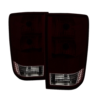 2004 - 2015 Nissan Titan OEM Style Tail Lights - Red/Smoke