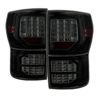 2007 - 2013 Toyota Tundra LED Tail lights - Black/Smoke