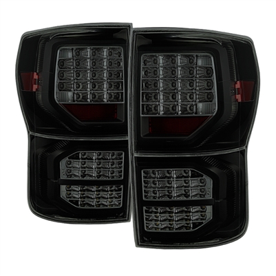 2007 - 2013 Toyota Tundra LED Tail lights - Black/Smoke