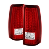 1999 - 2007 GMC Sierra V2 LED Tail Lights - Red/Clear