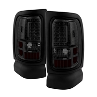 1994 - 2001 Dodge Ram 1500 LED Tail Lights - Smoke