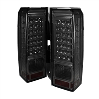 2006 - 2010 Hummer H3 LED Tail Lights - Smoke