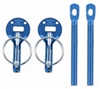 Sparco Universal Hood Pins - Blue