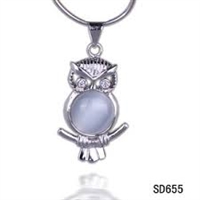 Owl Necklace Charm