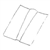 03-6565HOS1P - 65 SM BLOCK HOOD SKIN PM WHITE