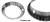 01 - 23162 - C3 - 1968 - Trim Rings - Stainless Steel 4-piece Set 7-rim