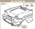1-25237 58-61 Bonding Strip. Side Fender RH (Press Molded)