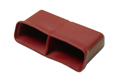 1-26621 66-68 Seat Belt Pocket. Shoulder Belt - Red