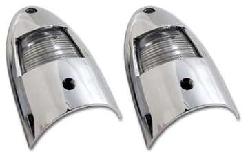 1-27304 56-57 License Lights. W/Fasteners.