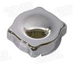 1-28359 63-65 Oil Filler Tube Cap. Chrome