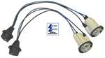 1-29357 70-77 Front Park Lamp Extensions. 2 Piece Set 77 Early