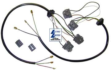 1-29417 63 Harness. Headlight Bucket Extensions 2 Piece