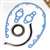 1-33089 1956-1982 Corvette Timing Chain Cover Gasket Set. Small Block