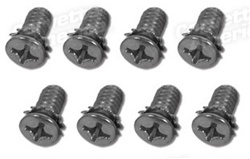 corvette part 56-67 Door Latch Screws 8 Piece Set