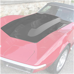 corvette part 70-72 Hood Stock 350 Handlaid