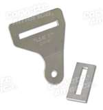 1-35628 Corvette Seat Belt Floor -Hambone- Bracket/Tightener. (2 required per seat) 1956-1957-1958-1959-1960-1961-1962