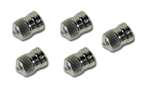 1-35794 Corvette Valve Stem Caps. Metal- 5 Piece Set 1953-1954-1955-1956-1957-1958-1959-1960-1961-1962